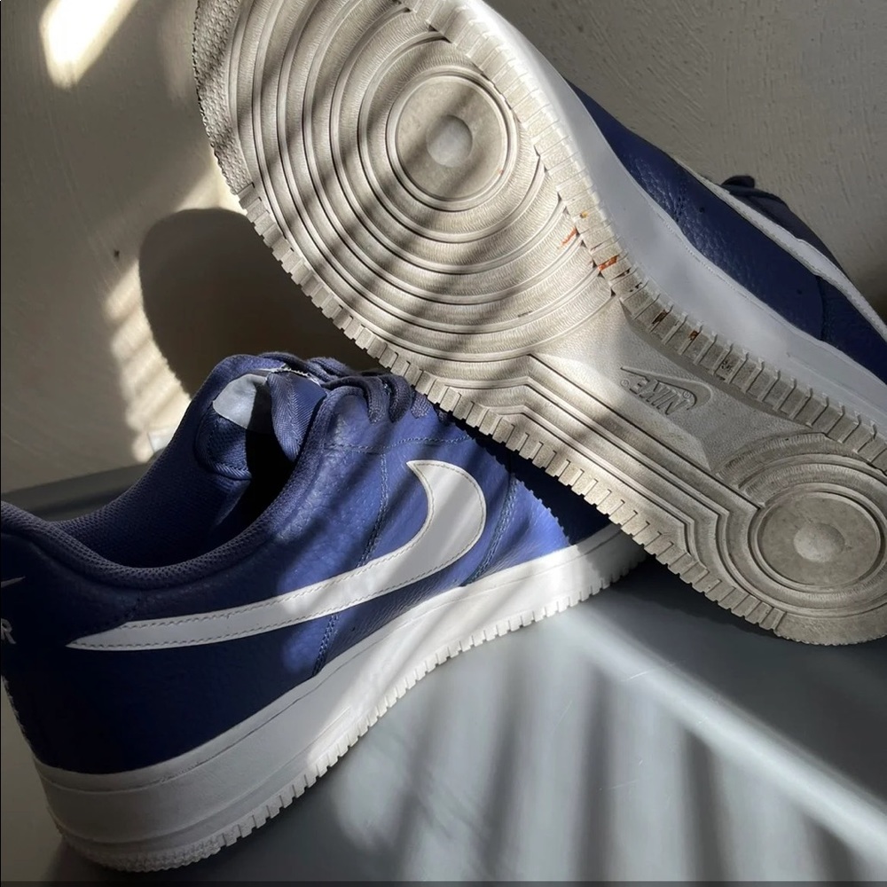 Blue n White Starred AF1 - Picture 4 of 5